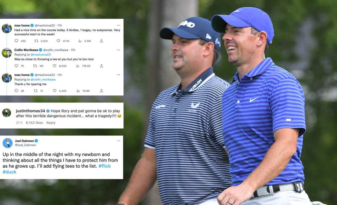 PGA Tour Pros Take To Social Media To Mock McIlroy and Reed 'Teegate' Tension