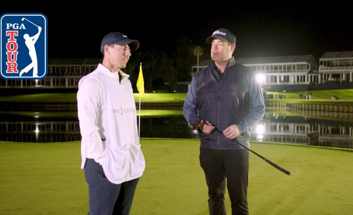 Rory McIlroy and Carson Daly play No. 17 at TPC Sawgrass