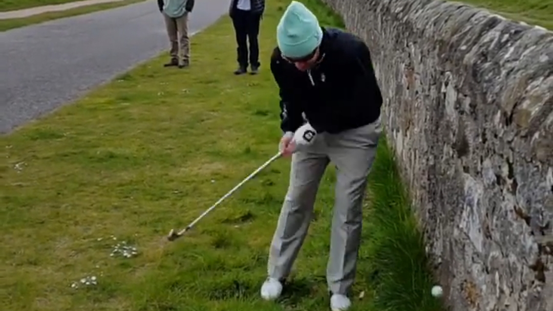 Social Media Goes Wild For This St Andrews Road Hole Fail