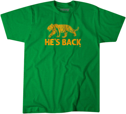 He's Back T-Shirt - BreakingT