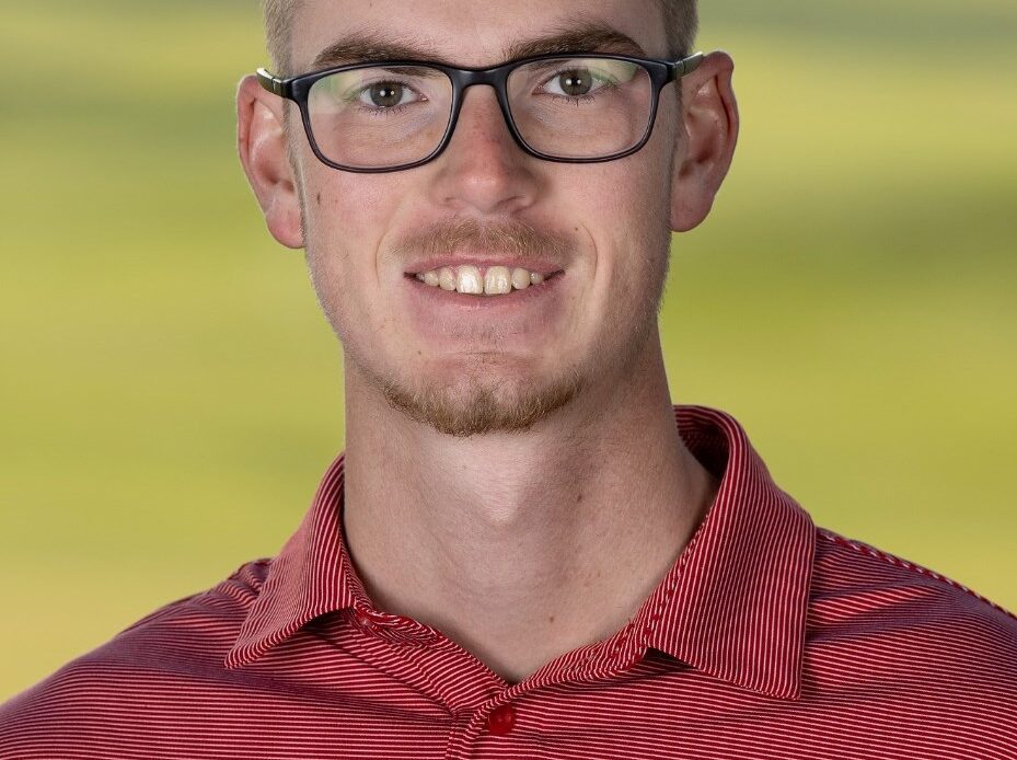 Headshot of McCord Grice of the Wisconsin Badgers Men's Golf Team, Friday, Oct. 21, 2022 in Madison, Wis. (Photo by David Stluka/Wisconsin Athletic Communications)