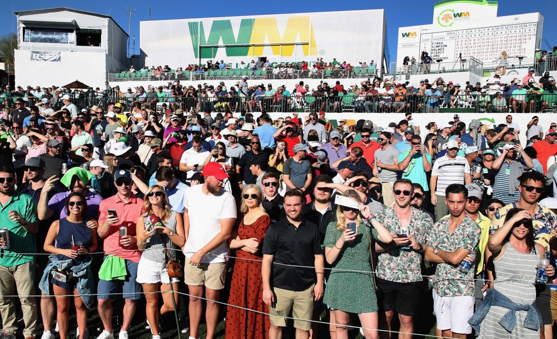 Early Crowds Storm The Gates At Phoenix Open In Race To Get To 16th Hole