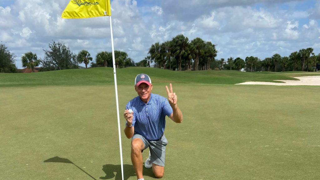 Florida man waits four decades for ace, makes two in one round