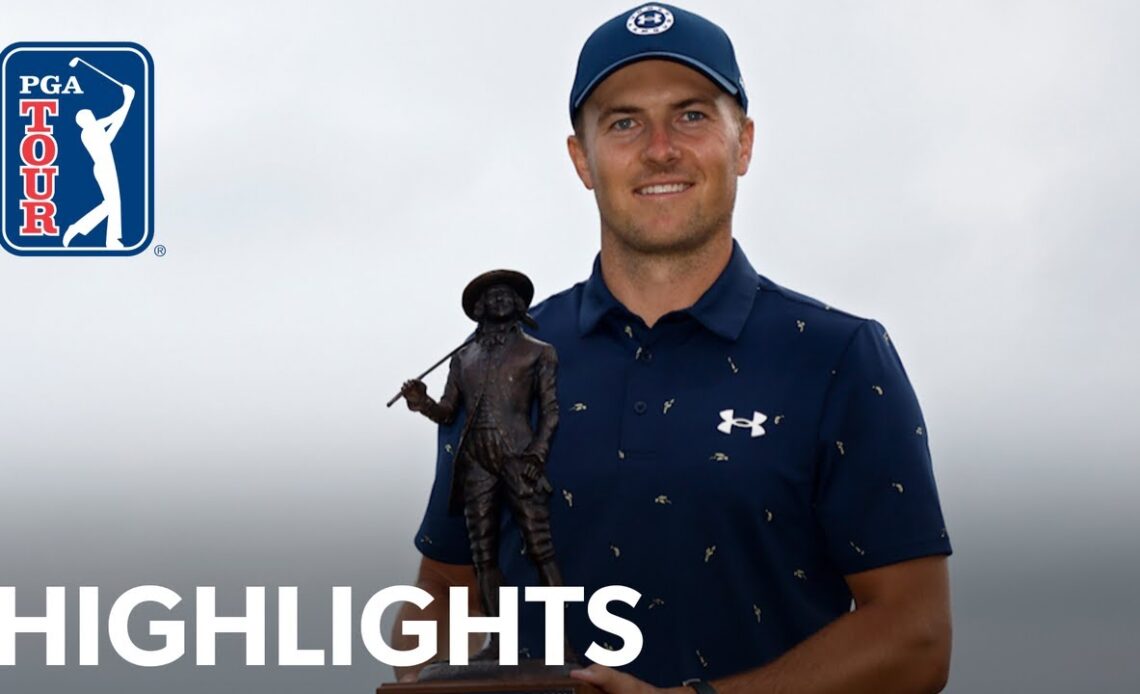 Jordan Spieth shoots 5-under 66 | Round 4 | RBC Heritage | 2022