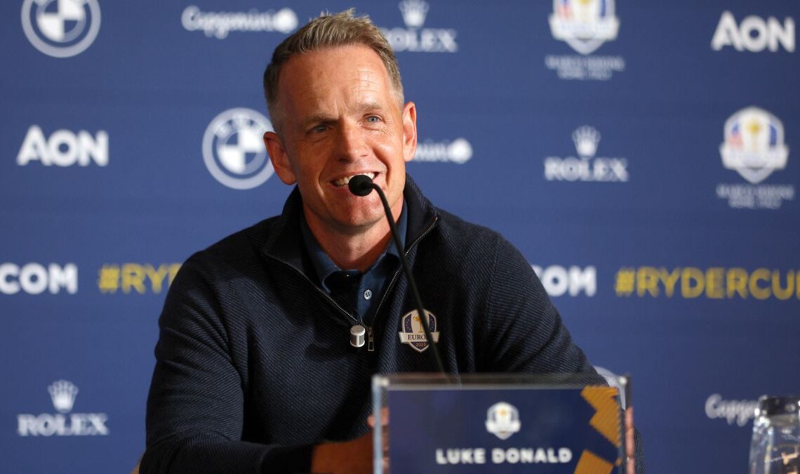 Luke Donald Admits Europe Will Be Ryder Cup Underdogs In Rome