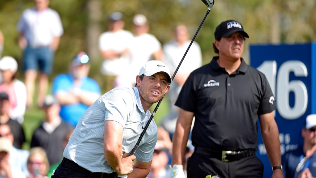 Rory McIlroy shows true feelings for Mickelson, Reed