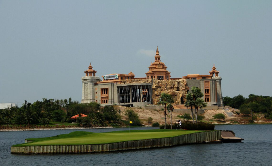 This Week's DP World Tour Course Features A Boat Ride To An Island Green