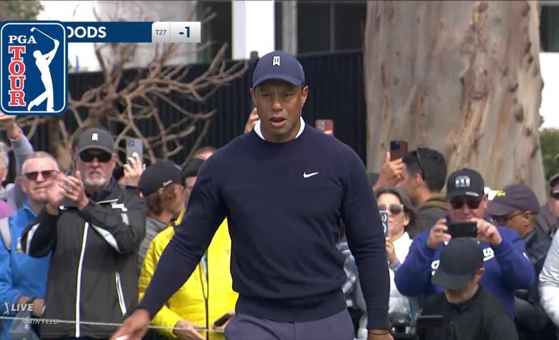 Tiger Woods birdies first hole in return to PGA TOUR