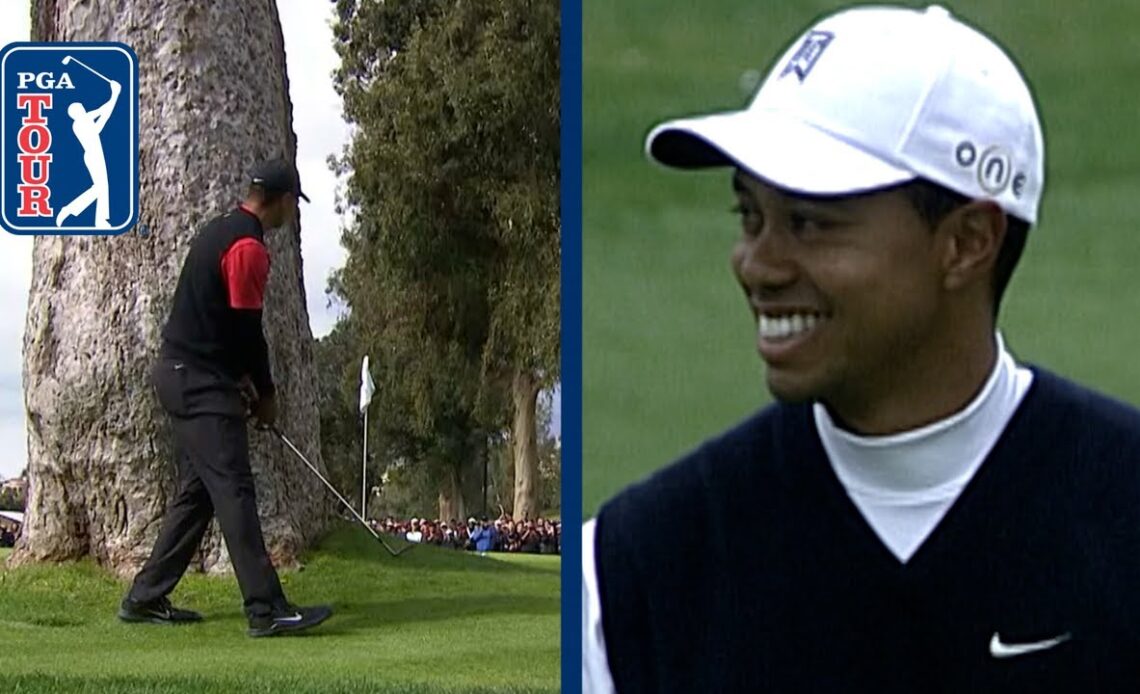 Tiger Woods' all-time best shots at Riviera