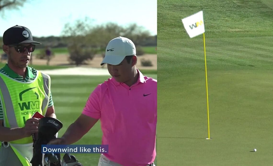 Tom Kim Pulls Off World Class Shot While Mic'd Up At Phoenix Open