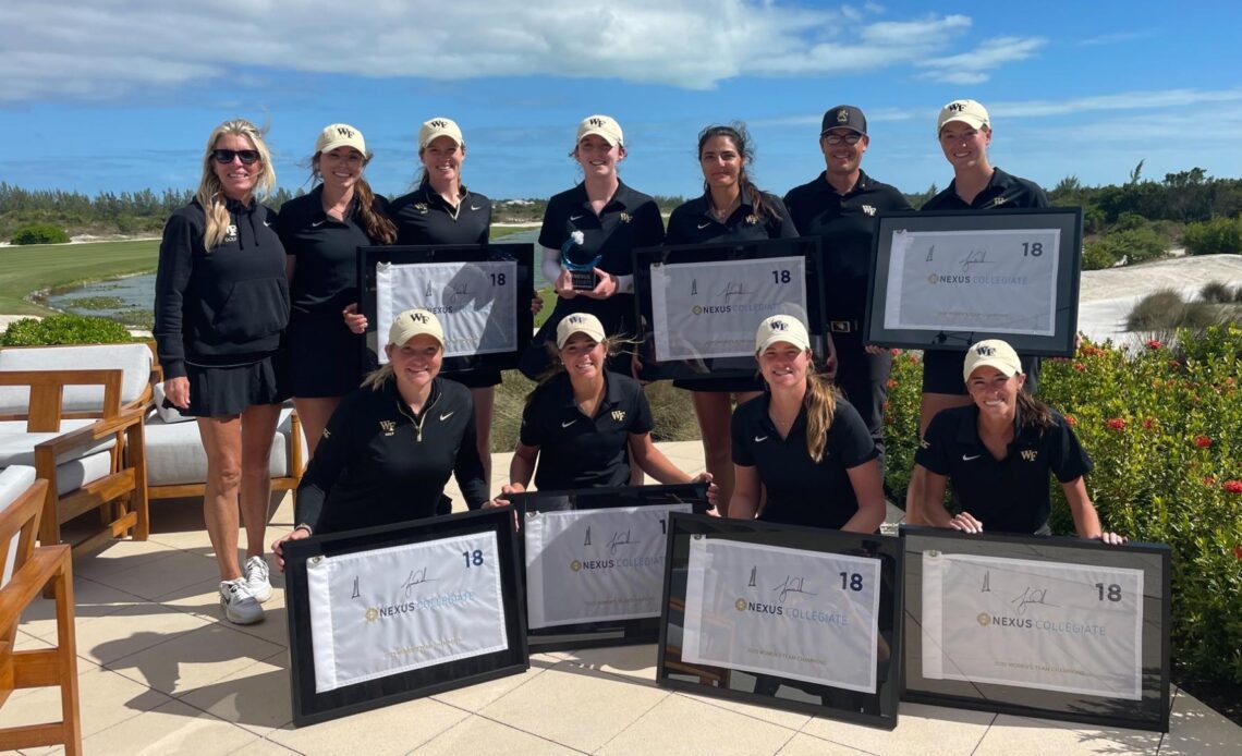 Wake Forest Wins Fourth Team Title at Nexus Collegiate