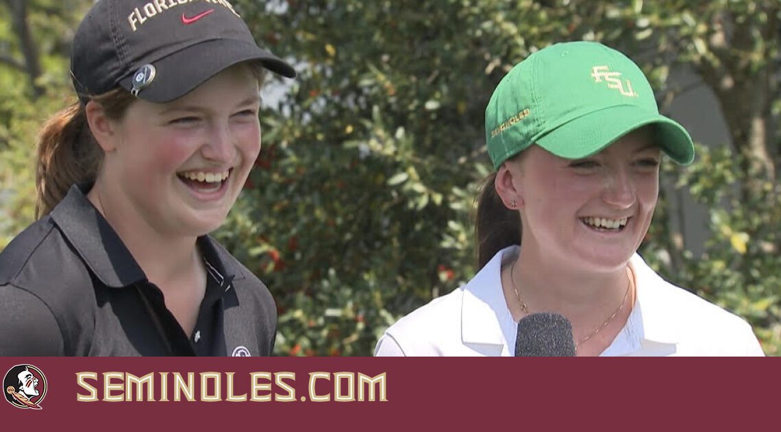 Charlotte Heath and Lottie Woad Practice Round Full Interview