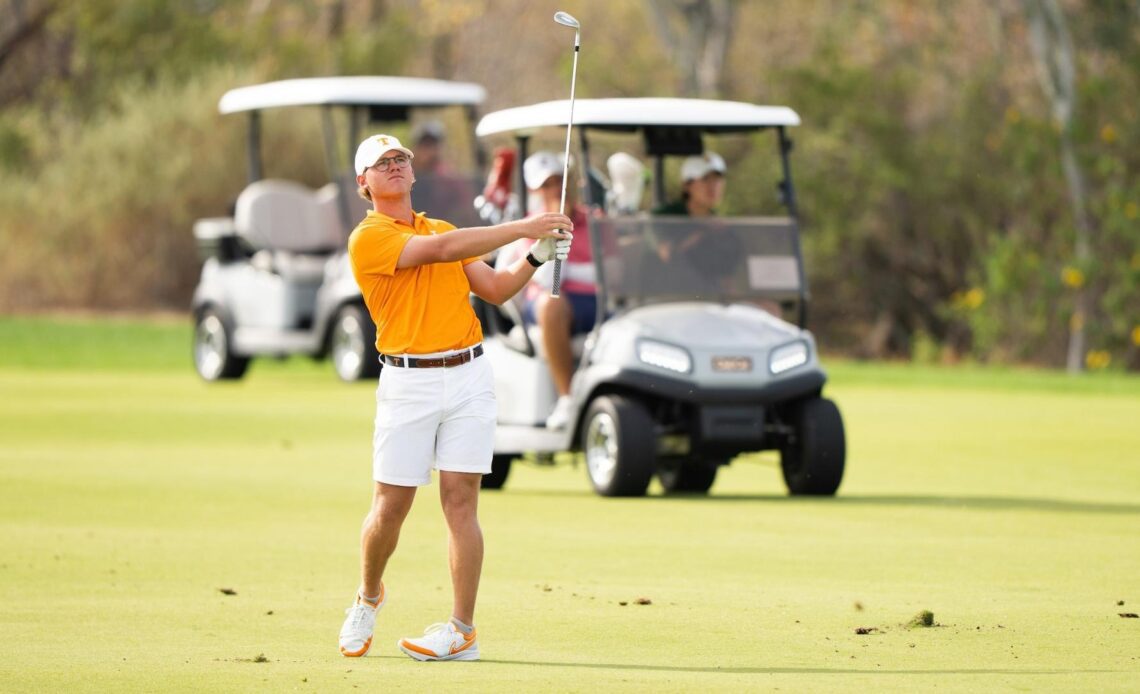 Hall Tied For First, Vols Tied For Second Entering the Final Round at All-American Intercollegiate