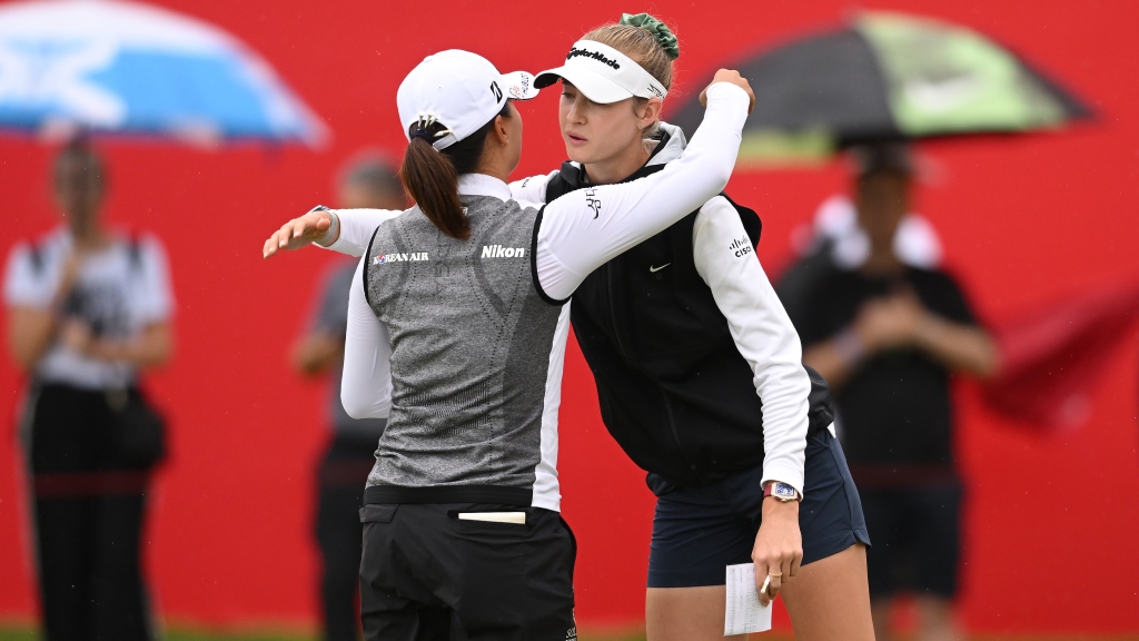 Jin Young Ko leads Nelly Korda by two