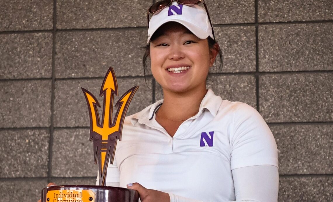 Kelly Sim PING/ASU medalist trophy 2023