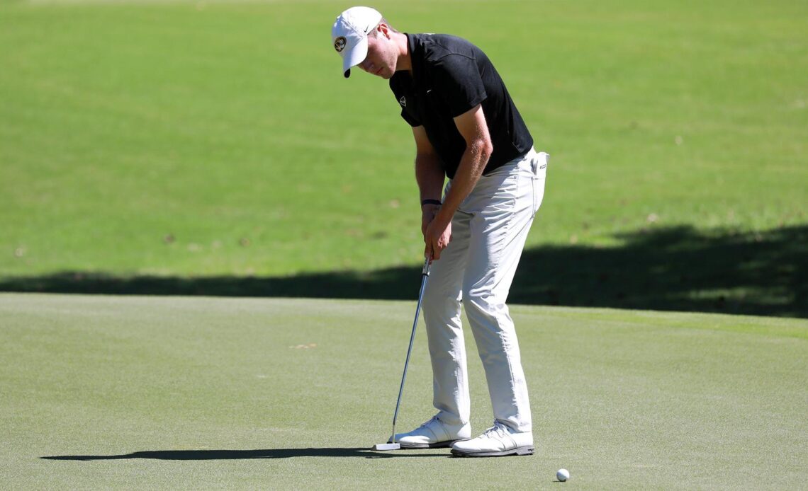 Men’s Golf Climbs Leaderboard Day Two at Hootie