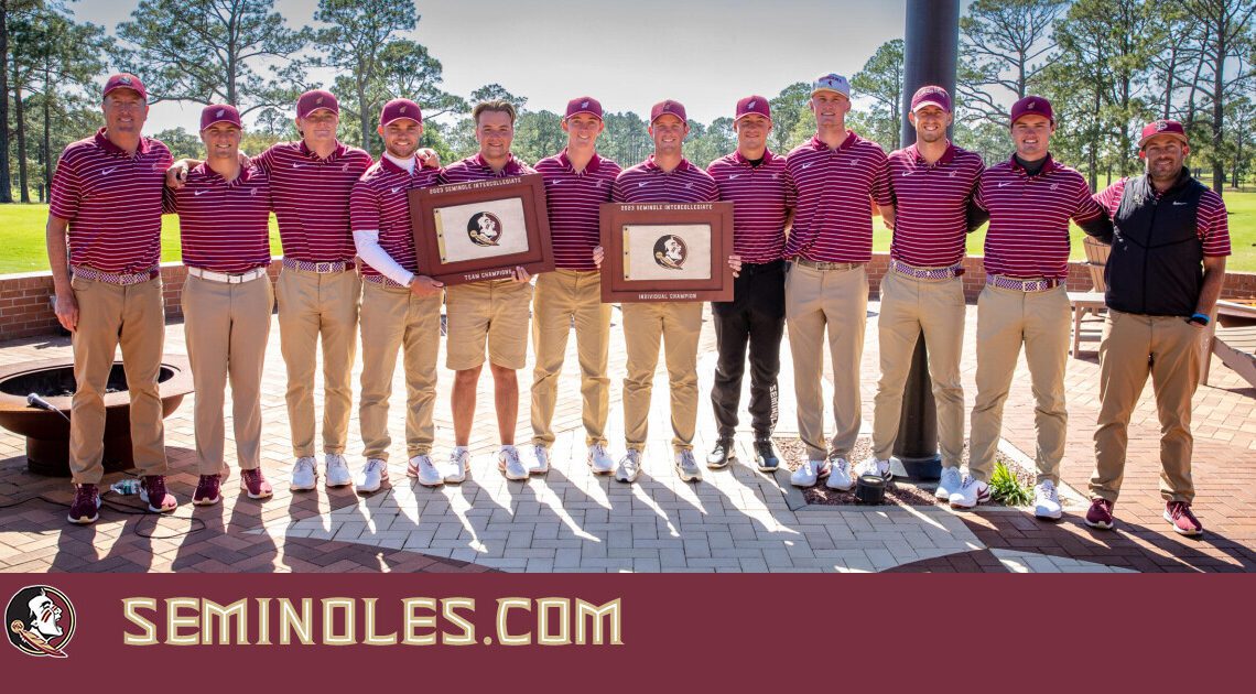 Men’s Golf Wins Seminole Intercollegiate by 38 Shots