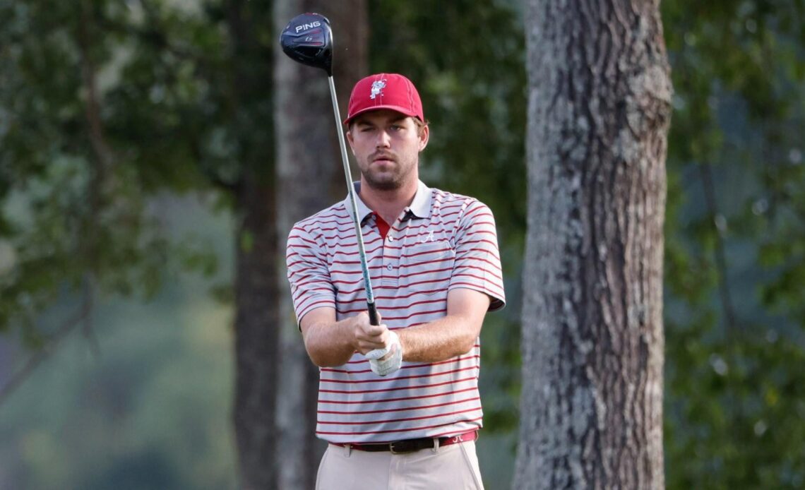 No. 20 Alabama Holds One-Stroke Lead through 36 Holes of the Linger Longer Invitational