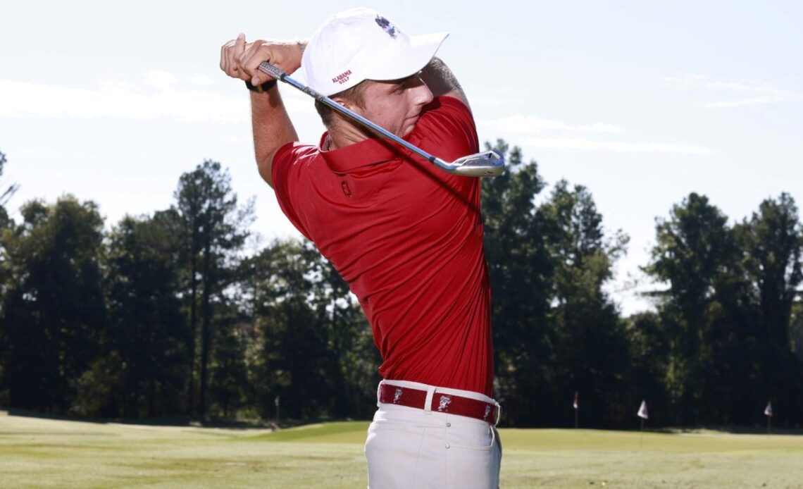 No. 20 Alabama Men’s Golf Shares Clubhouse Lead after Opening Round of the Linger Longer Invitational