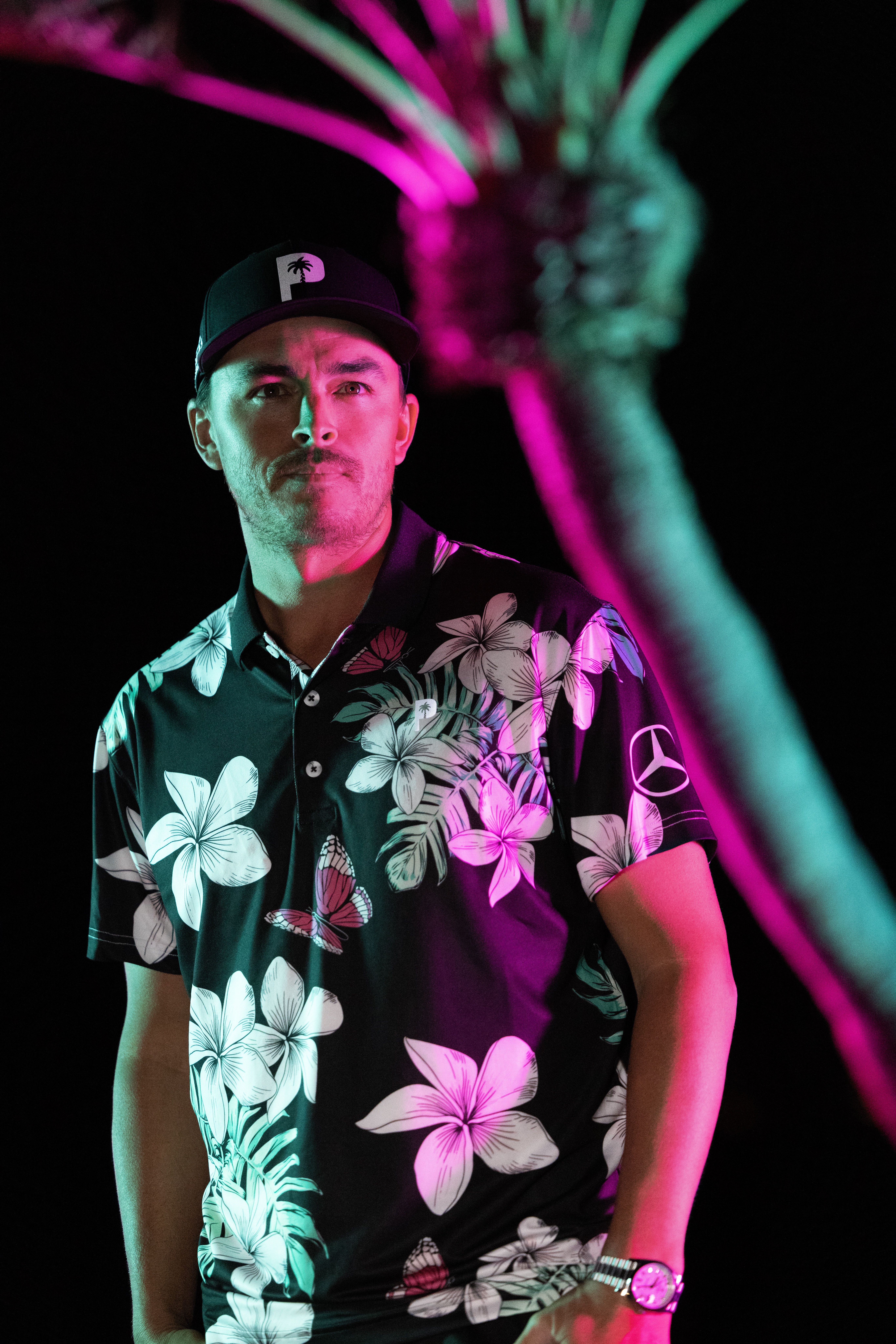Rickie Fowler in all new Palm Tree Crew Collection by Puma Golf