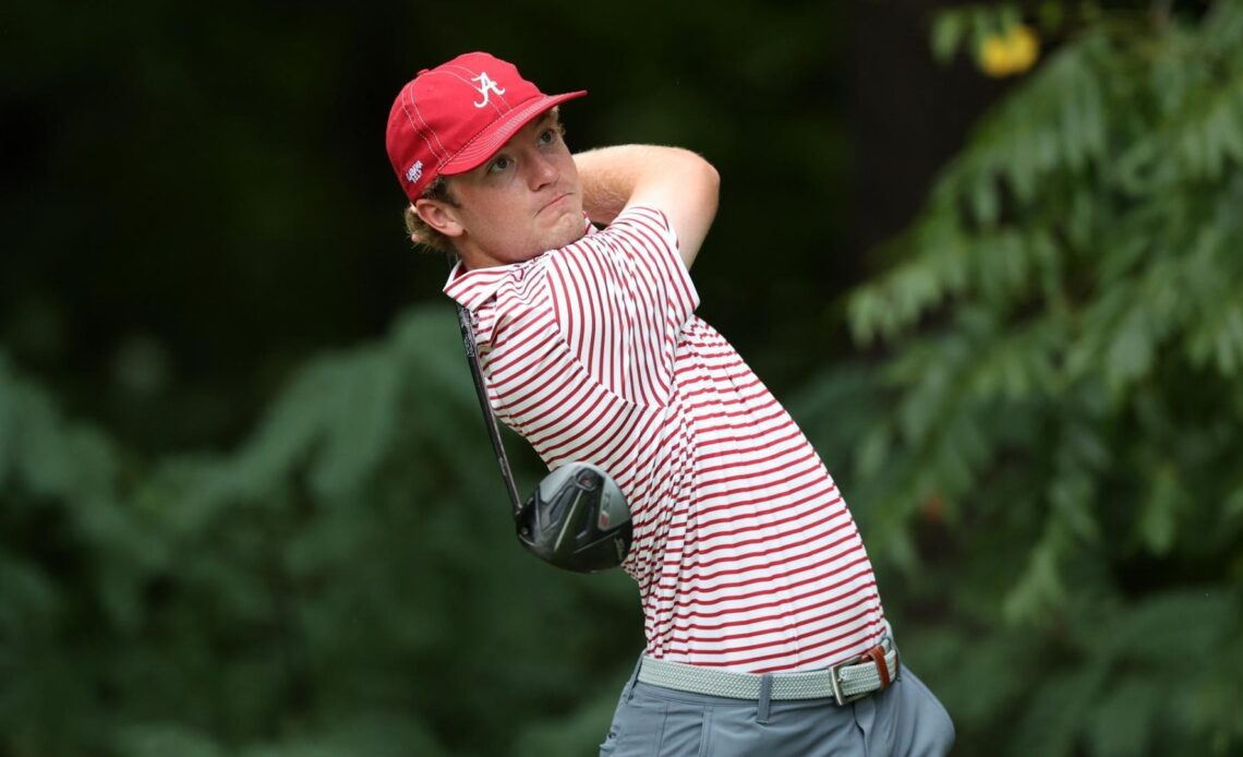 Alabama Men’s Golf at 13-Under Par with Play Halted Midway through Second Round