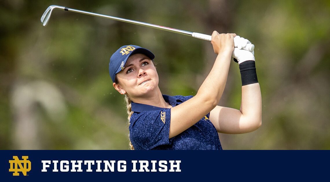 Beaudreau Takes Third Place at Chattanooga Classic – Notre Dame Fighting Irish – Official Athletics Website