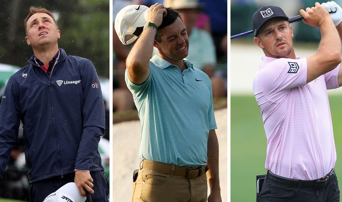 Biggest Names To Miss Masters Cut Including McIlroy, Thomas And DeChambeau