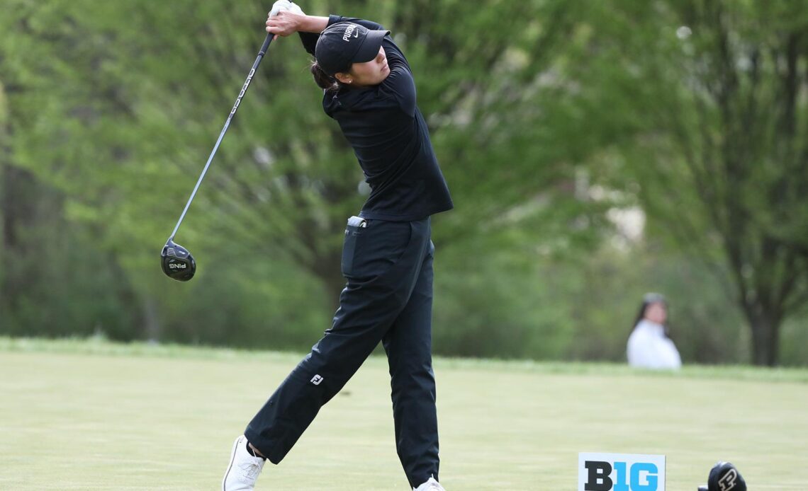 Boilermakers Climb Leaderboard to Finish Strong at B1G Championship