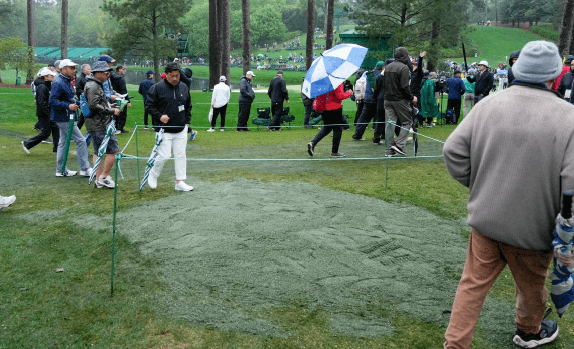 Cleanup at Augusta National after trees fell at 2023 Masters