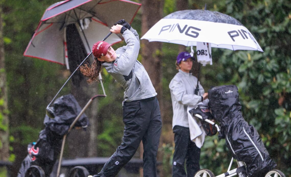 High Winds, Rain Highlight Second Round Action at the 2023 SEC Women’s Golf Championships