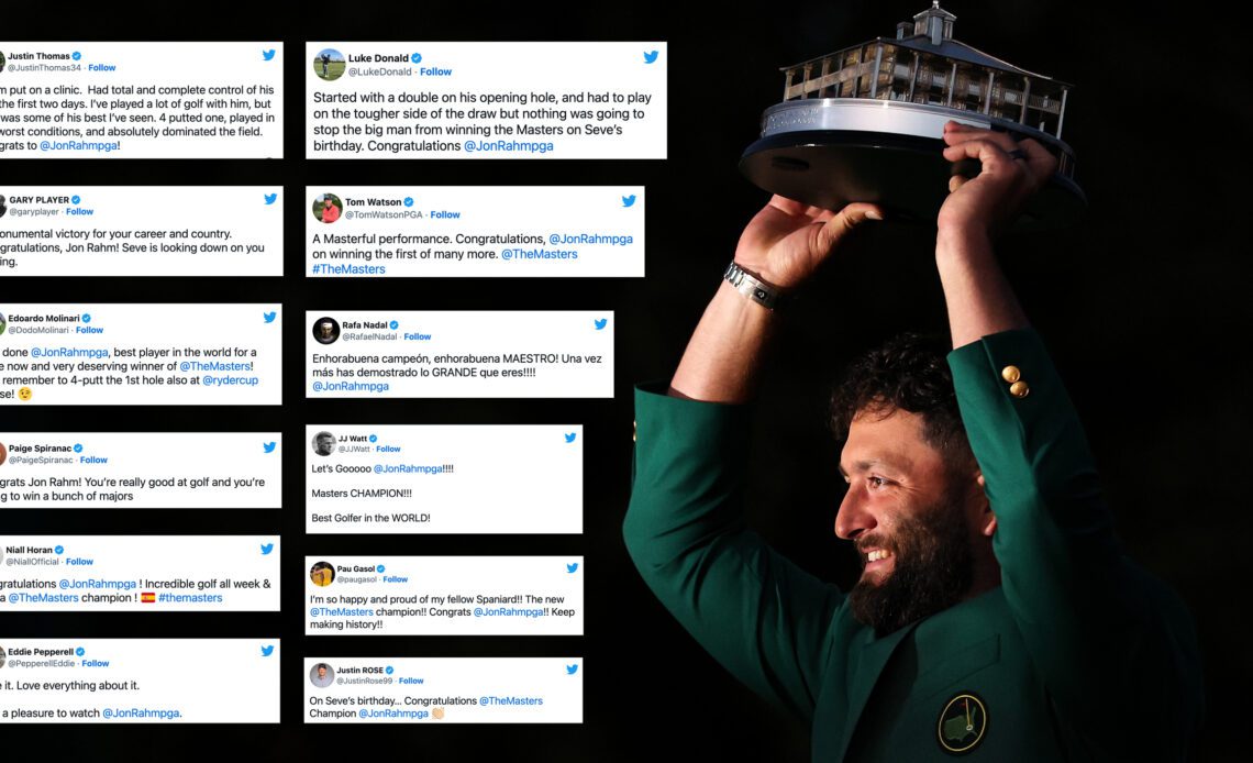 How Social Media Reacted To Jon Rahm's Masters Triumph