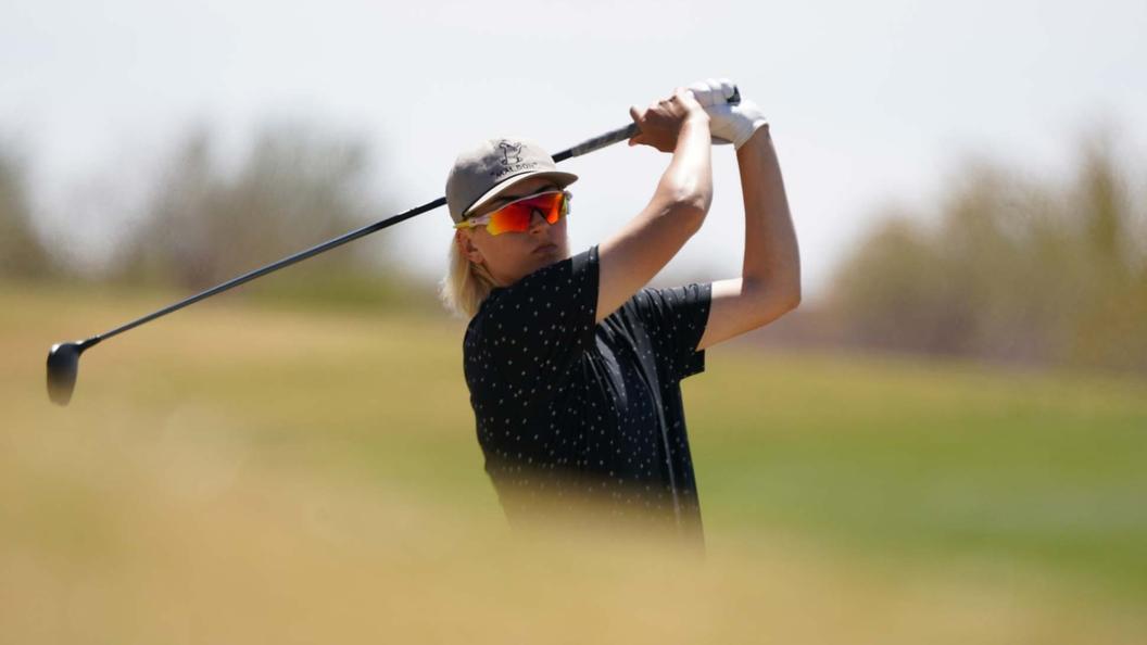 In the Winner’s Circle with Gigi Stoll at the Casino Del Sol Golf Classic