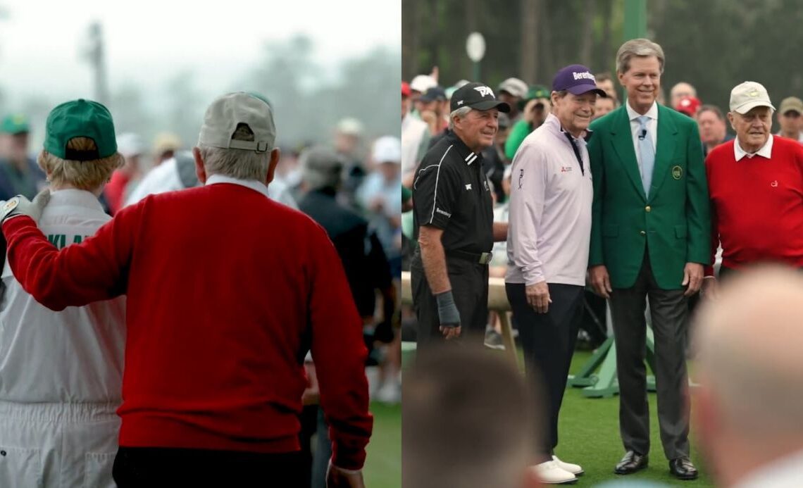 Jack Nicklaus Followed In Epic Behind-The-Scenes Masters Honorary Starters' Video