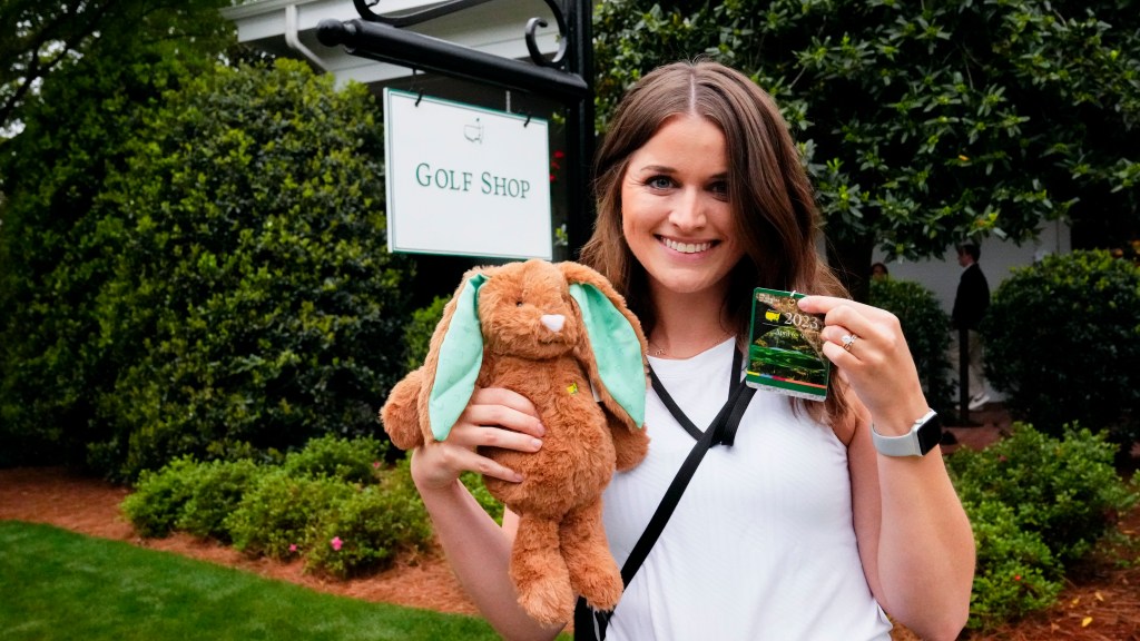 Masters Easter bunny now on sale at Augusta National Main Golf Shop