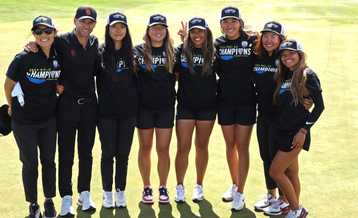 Pac-12 Champions! USC Women's Golf Takes Conference Crown By 7 Strokes