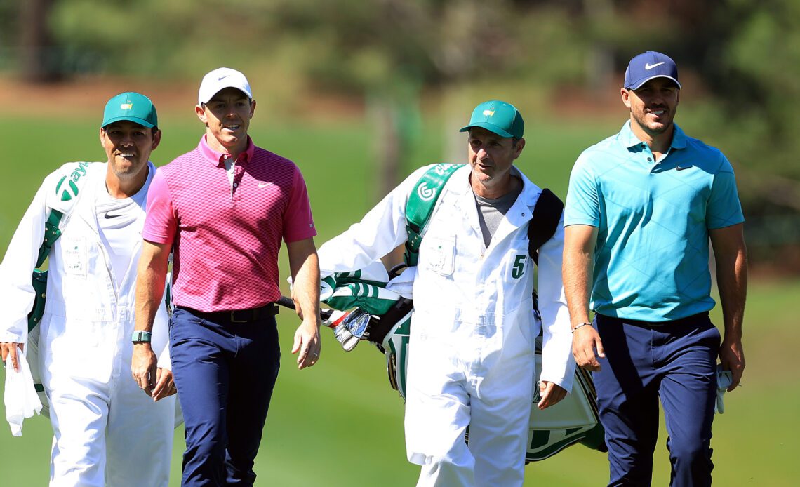 Rory McIlroy And Brooks Koepka Set For Masters Practice Round