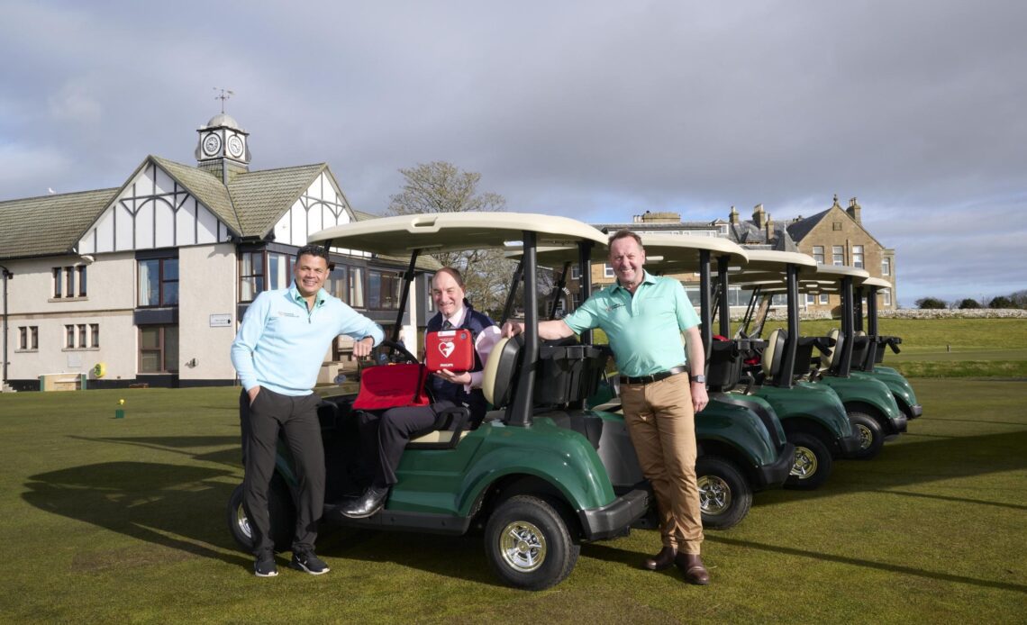 Royal Dornoch adds defibrillators to golf carts