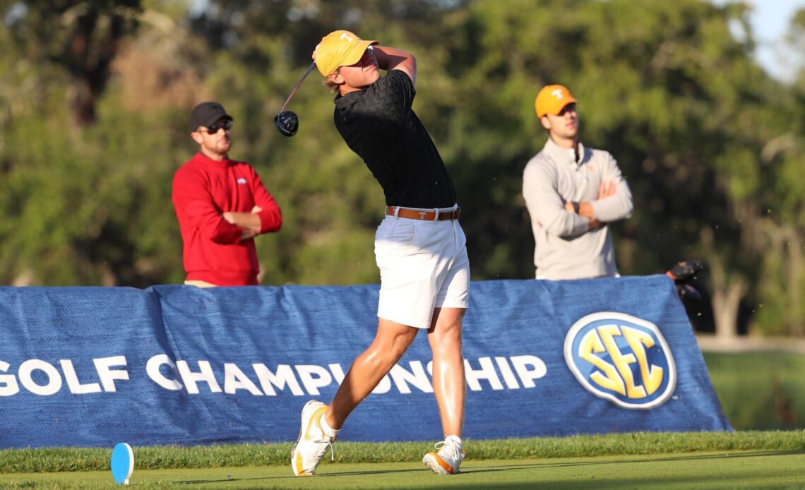 Surratt Takes Sole Possession of Individual Lead; Hall Posts Historic Second Round at SEC Championship