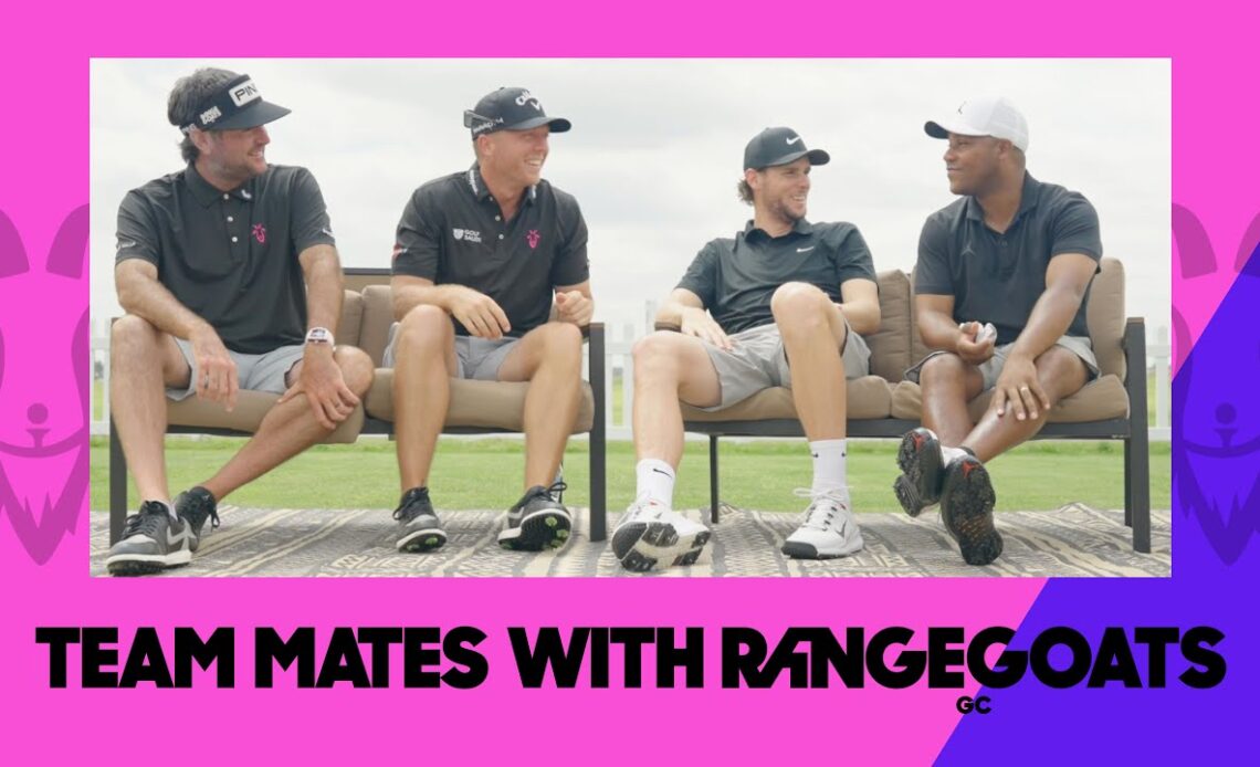 Team Mates with RangeGoat GC | Bubba Watson, Harold Varner III, Talor Gooch, and Thomas Pieters