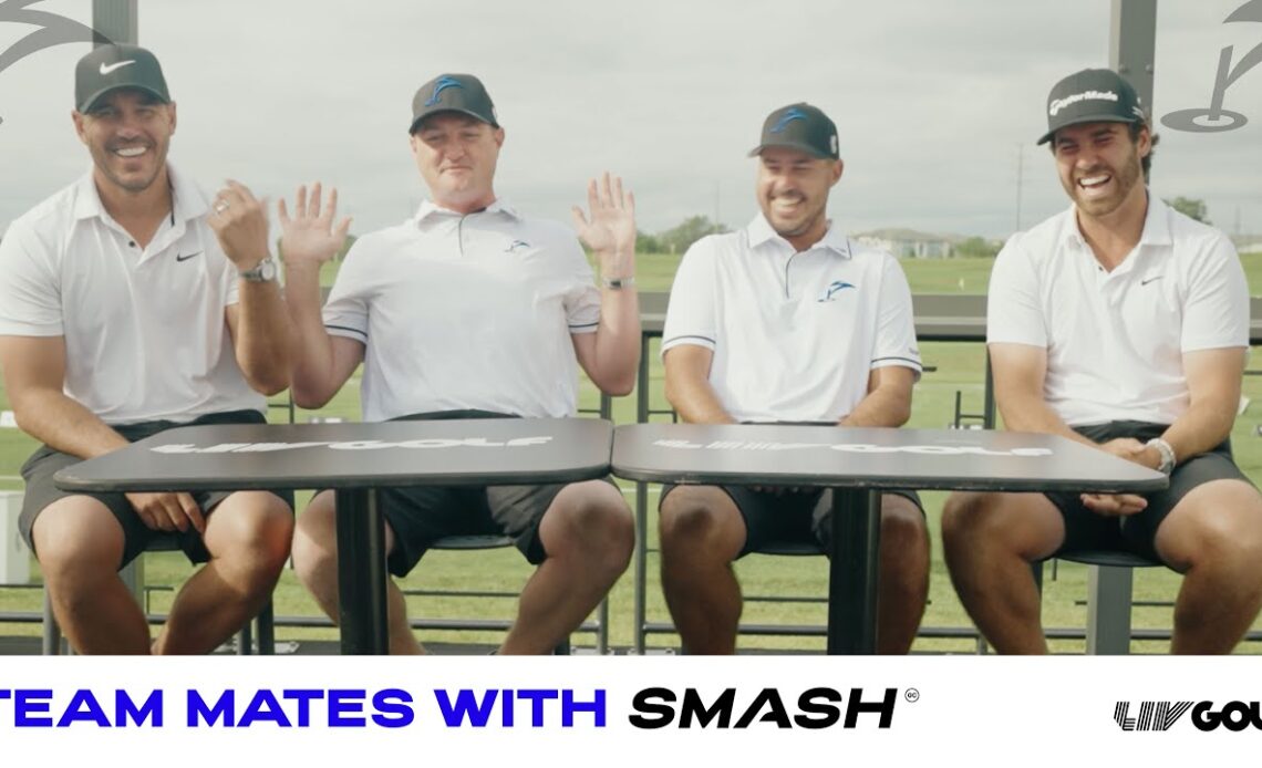 Team Mates with Smash GC | Brooks Koepka, Jason Kokrak, Chase Koepka, and Matthew Wolff