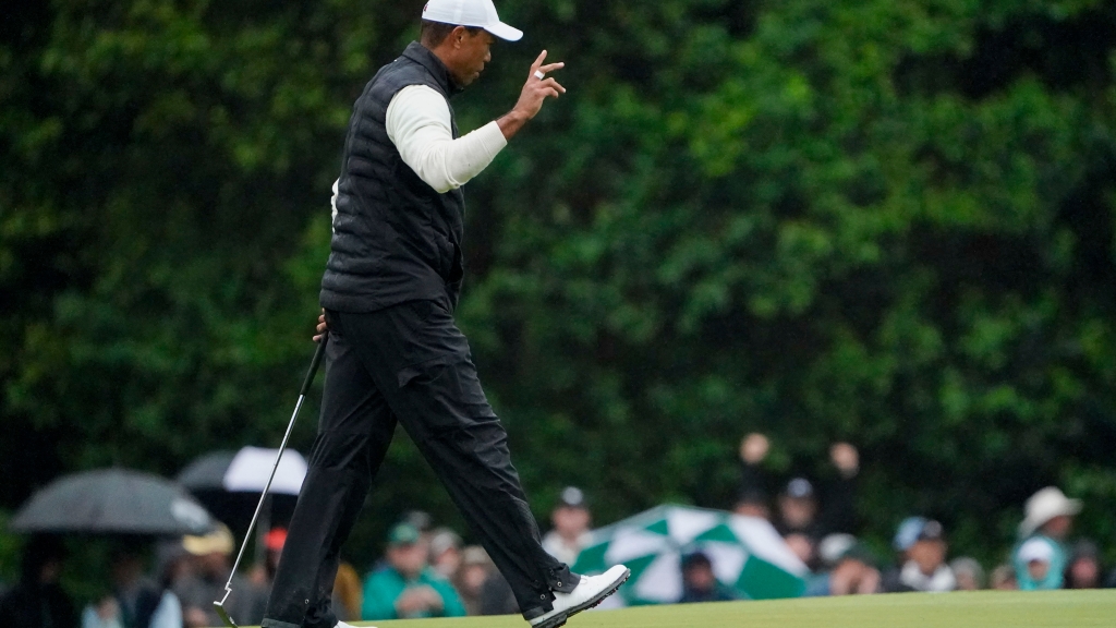 Tiger Woods ties Masters made cuts record at Augusta National