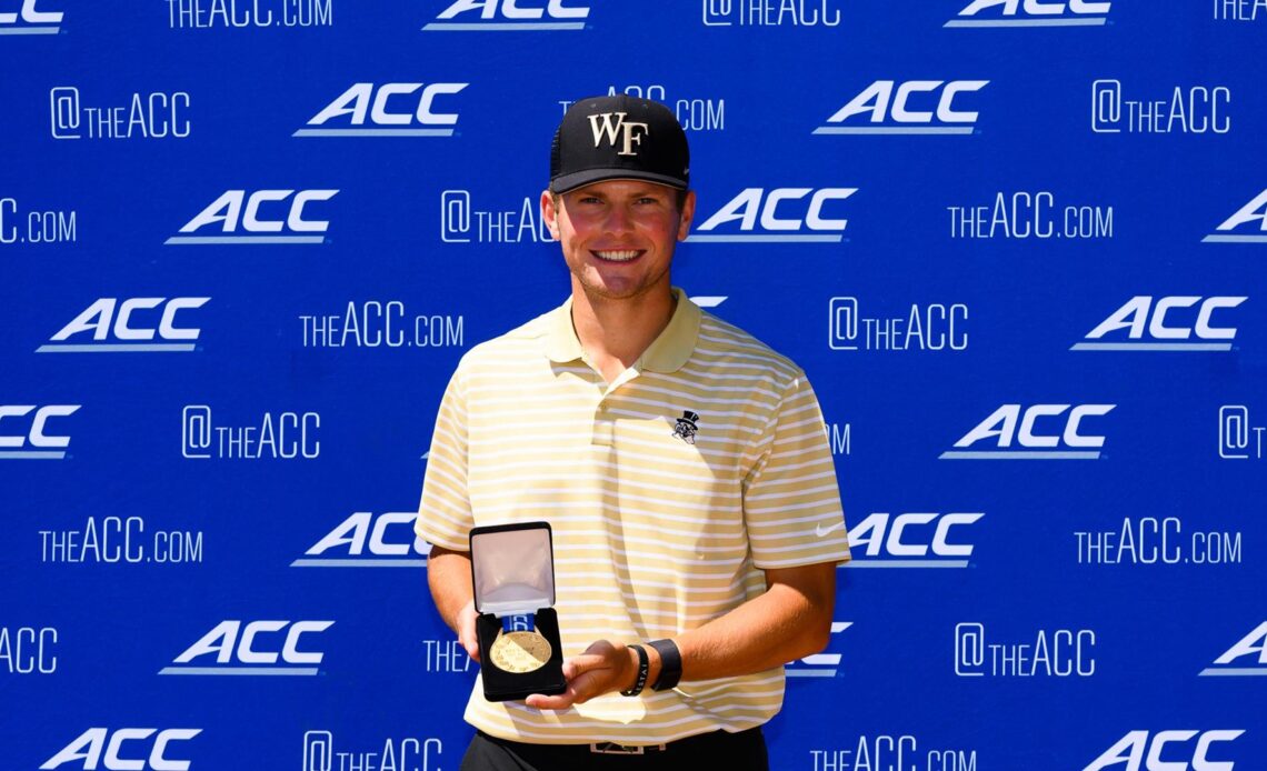 Wake Forest’s Brennan Wins ACC Men’s Golf Individual Championship