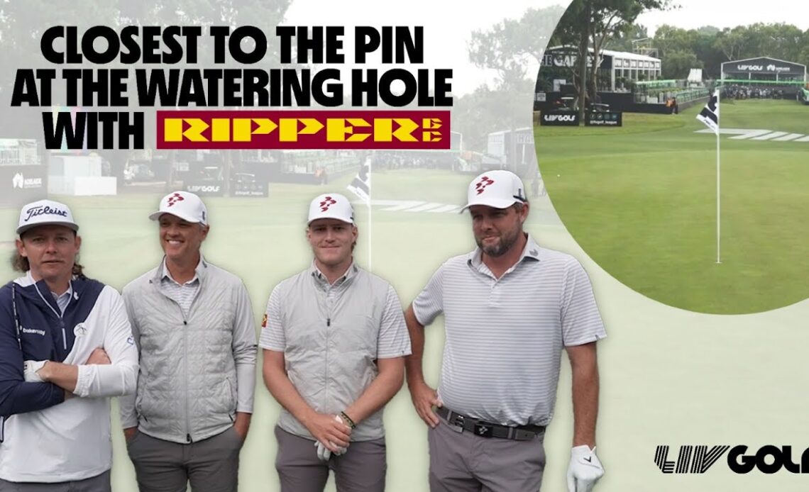 Watering Hole Closest to the Pin Challenge with Ripper GC | LIV Golf Adelaide 2023