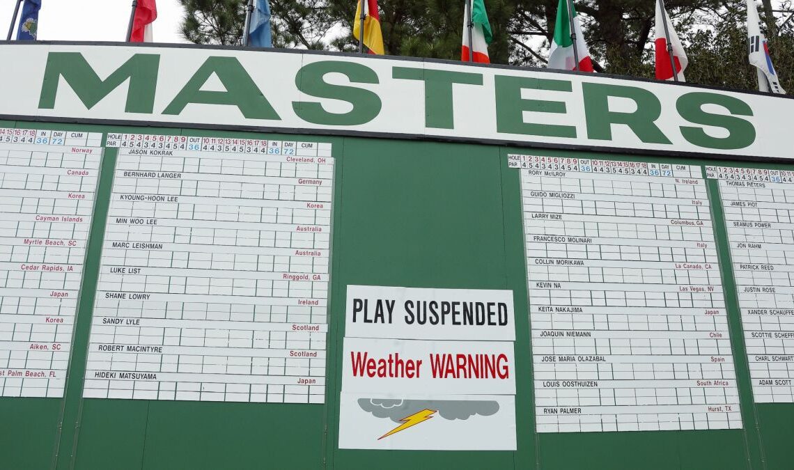 Wet And Stormy Augusta Forecast Could Raise Prospect Of Monday Masters Finish