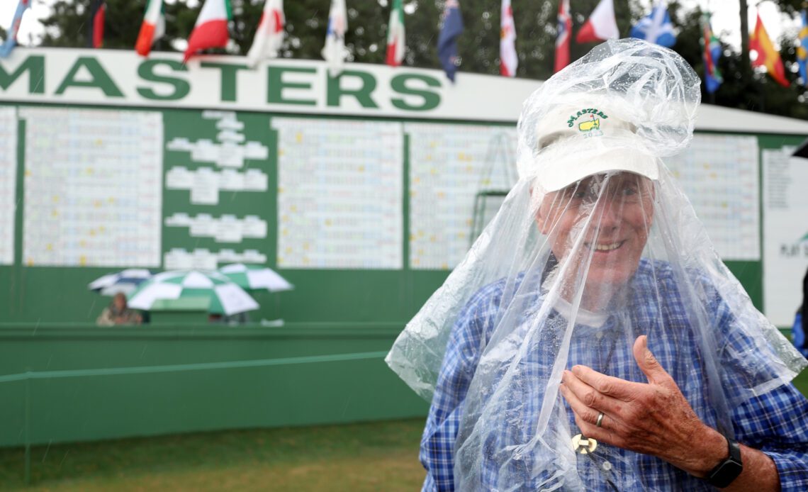 Wet Saturday At Augusta Poses The Question - Are We Looking At A Monday finish?