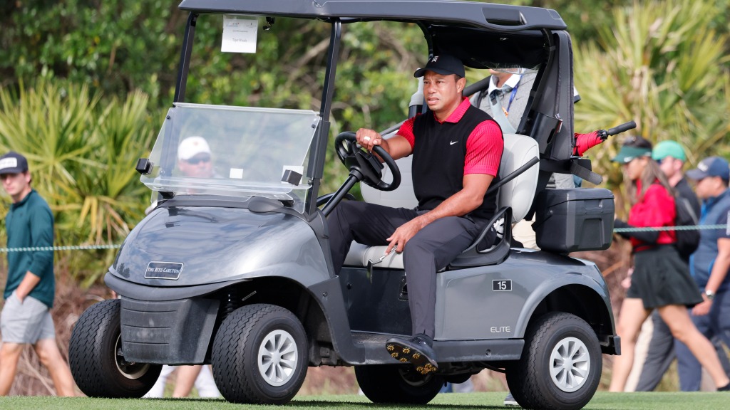 When will golf fans see Tiger Woods next after surgery?