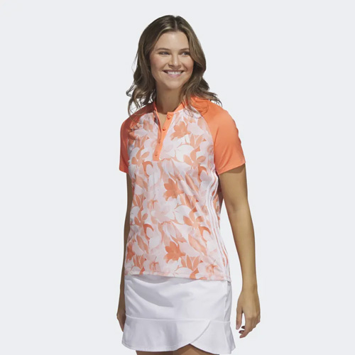 Adidas - Floral Polo Shirt