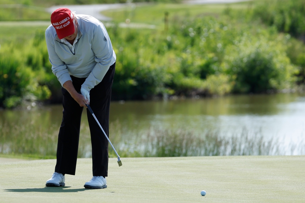 Donald Trump at LIV Golf DC