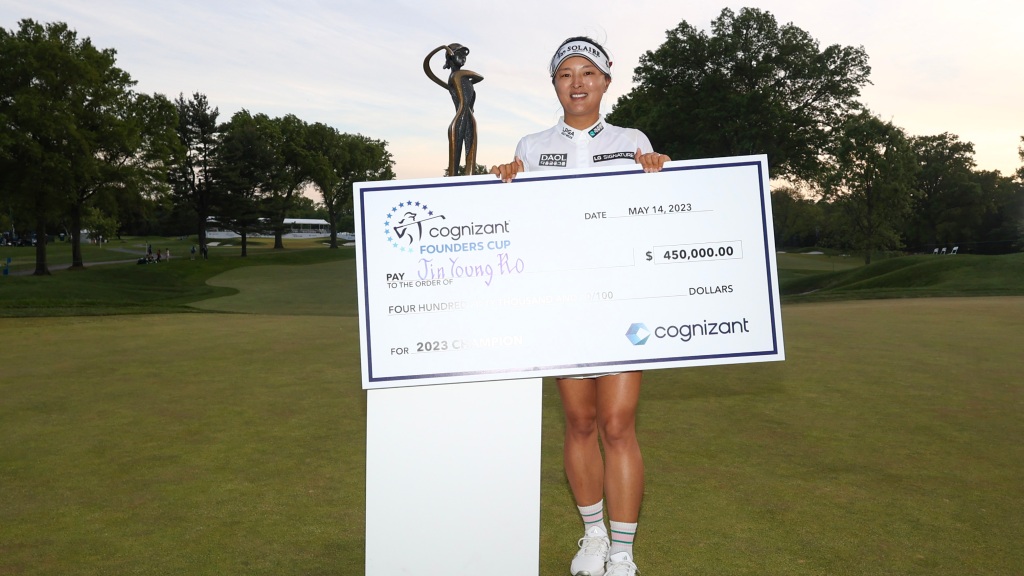 2023 Cognizant Founders Cup prize money payouts for each LPGA player