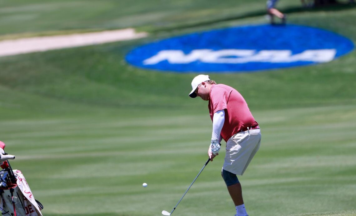 Alabama Vaults Inside the Top-10 after Strong Second Round at the NCAA Men’s Golf Championships